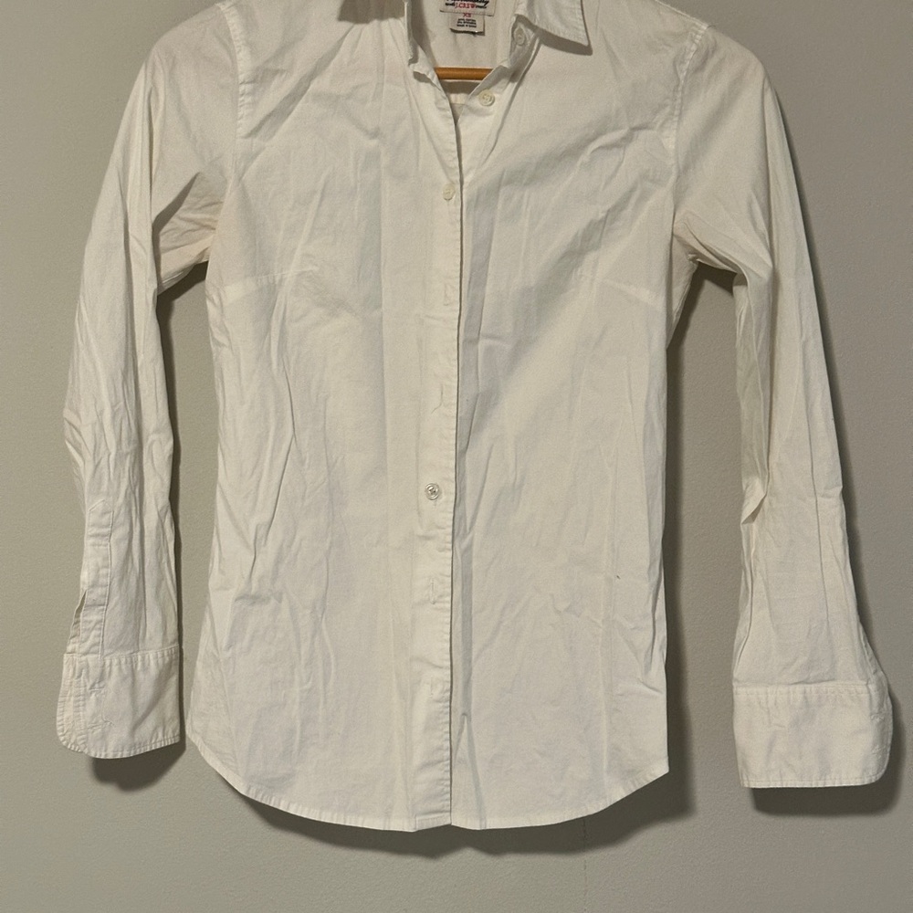 J. Crew White Button Down Shirt for Women